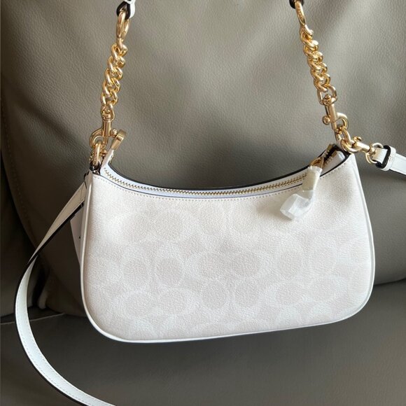 Coach Teri Shoulder Bag In Signature Canvas CA548 - Picture 3 of 8